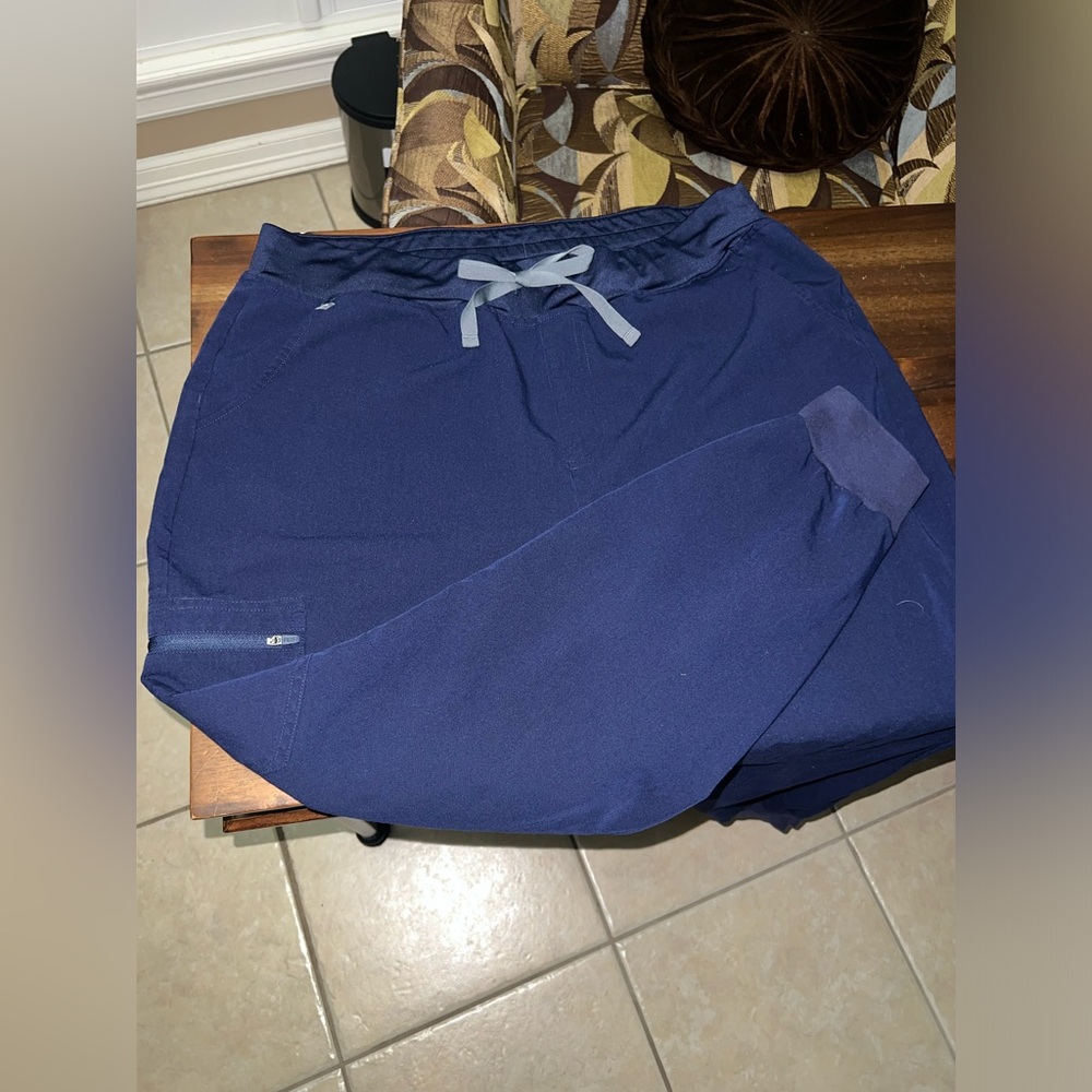 FIGS Technical Collection Scrubs Zamora Pants size XXL Soft Comfort blue